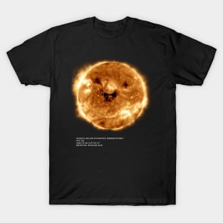 Smiling Sun Nasa's Solar Dynamics Observatory T-Shirt
